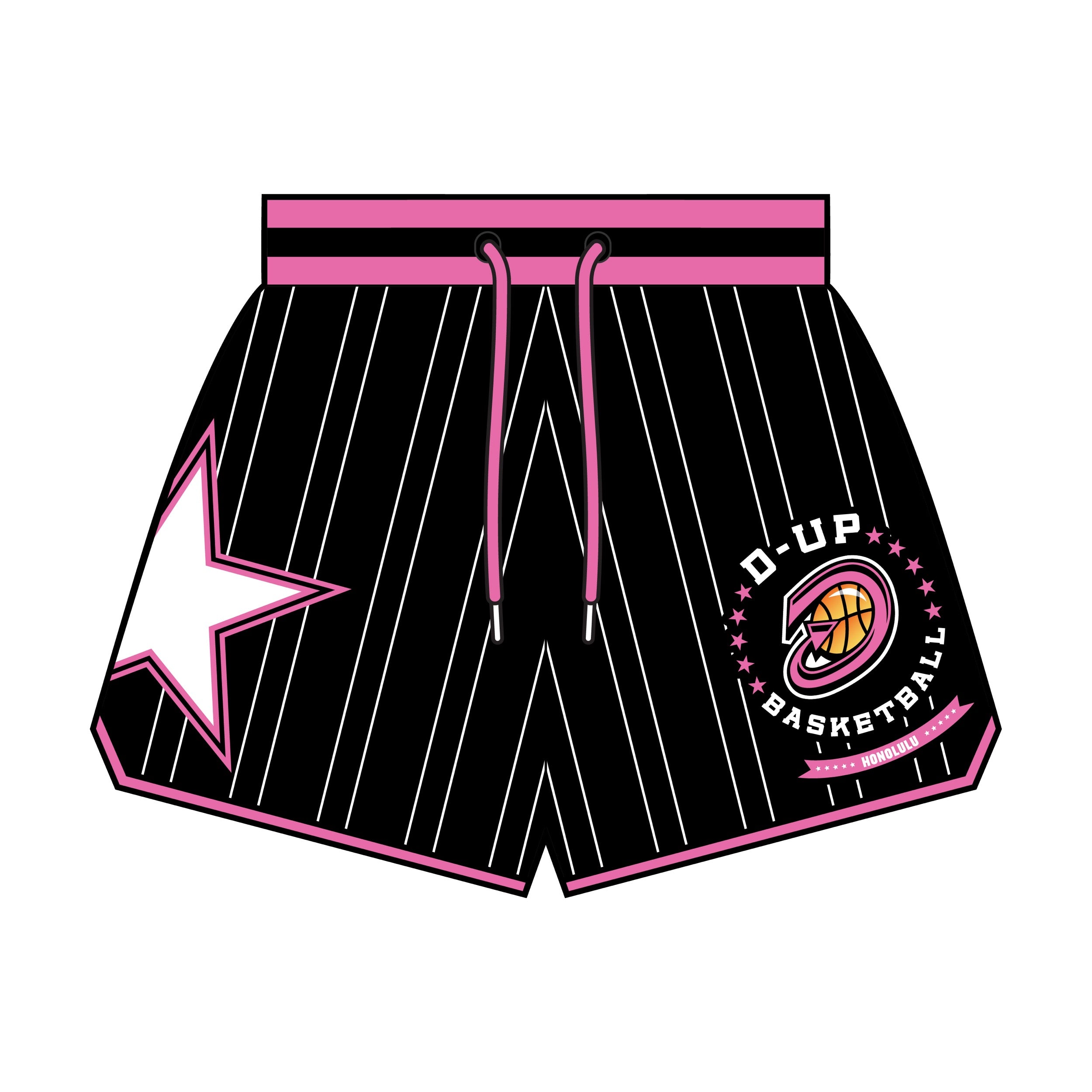 D-UP Hawaii – CLASSIC Basketball Shorts (PRE-ORDER)