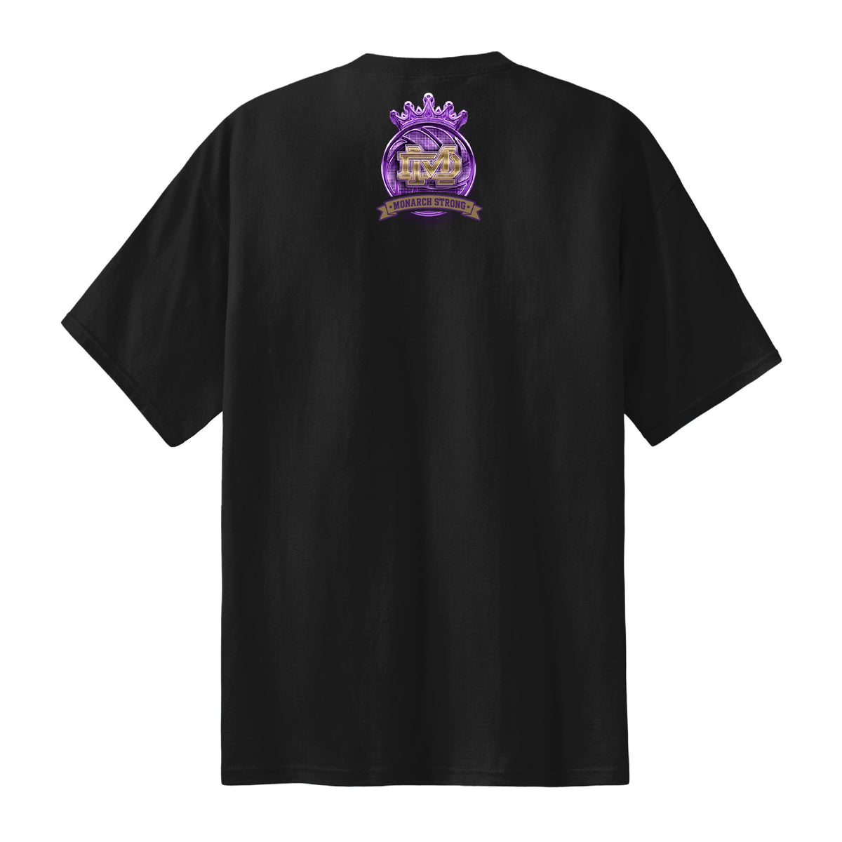2026 Lady Monarchs Volleyball Booster Tee in Black