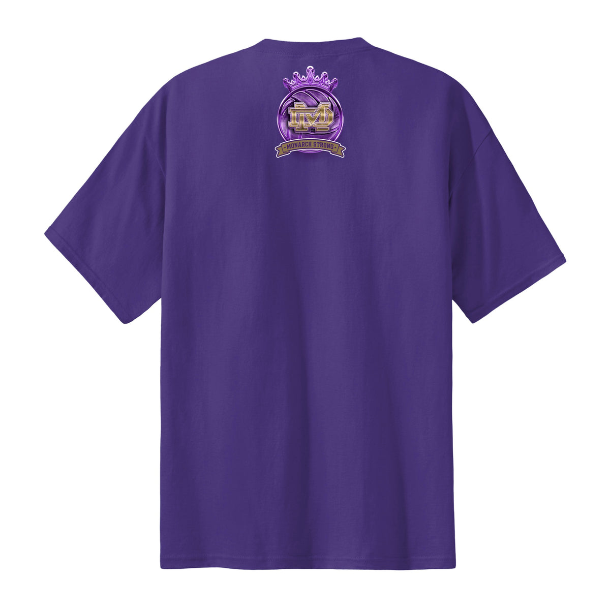 2026 Lady Monarchs Volleyball Booster Tee in Purple