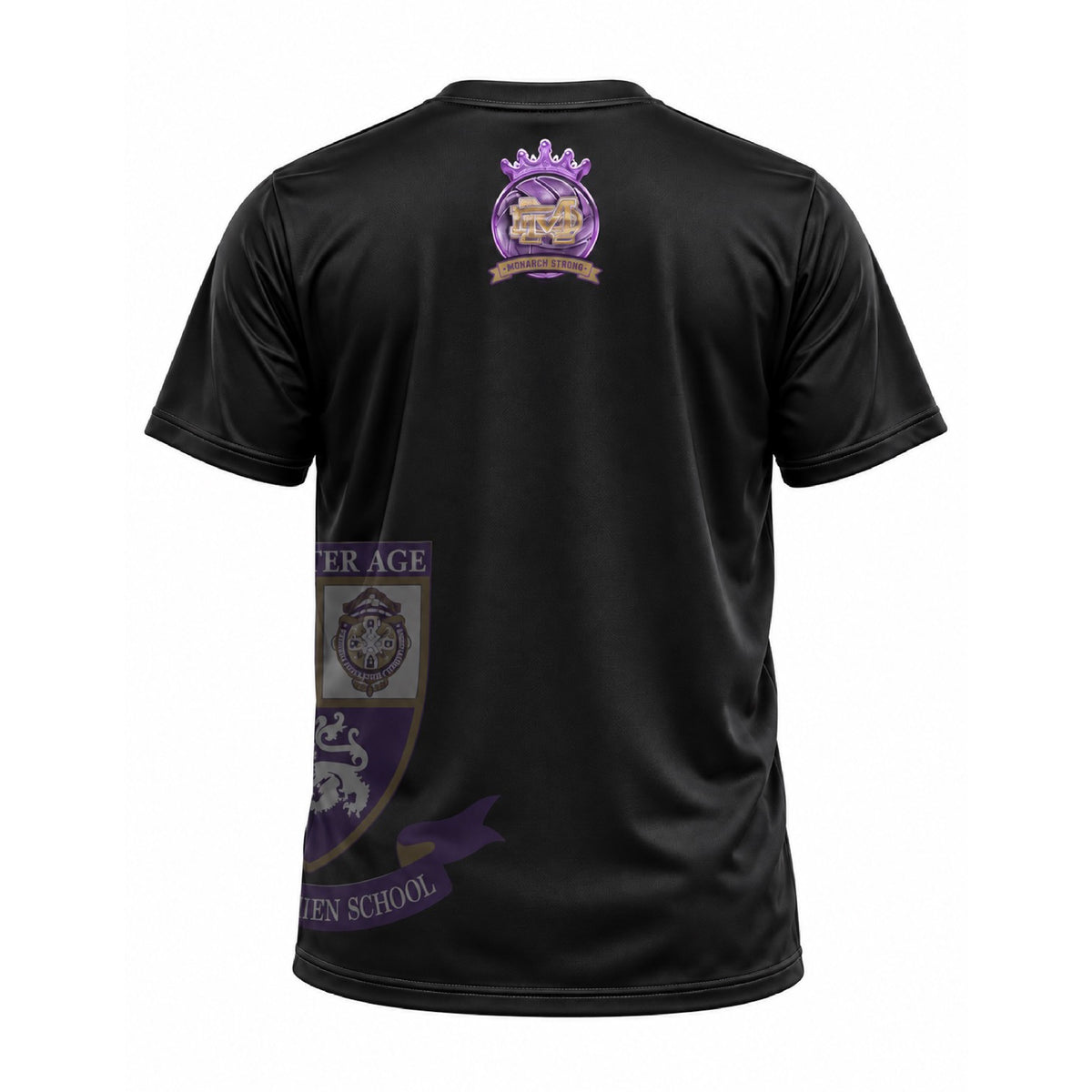 2026 Lady Monarchs Volleyball Booster Tee in Black