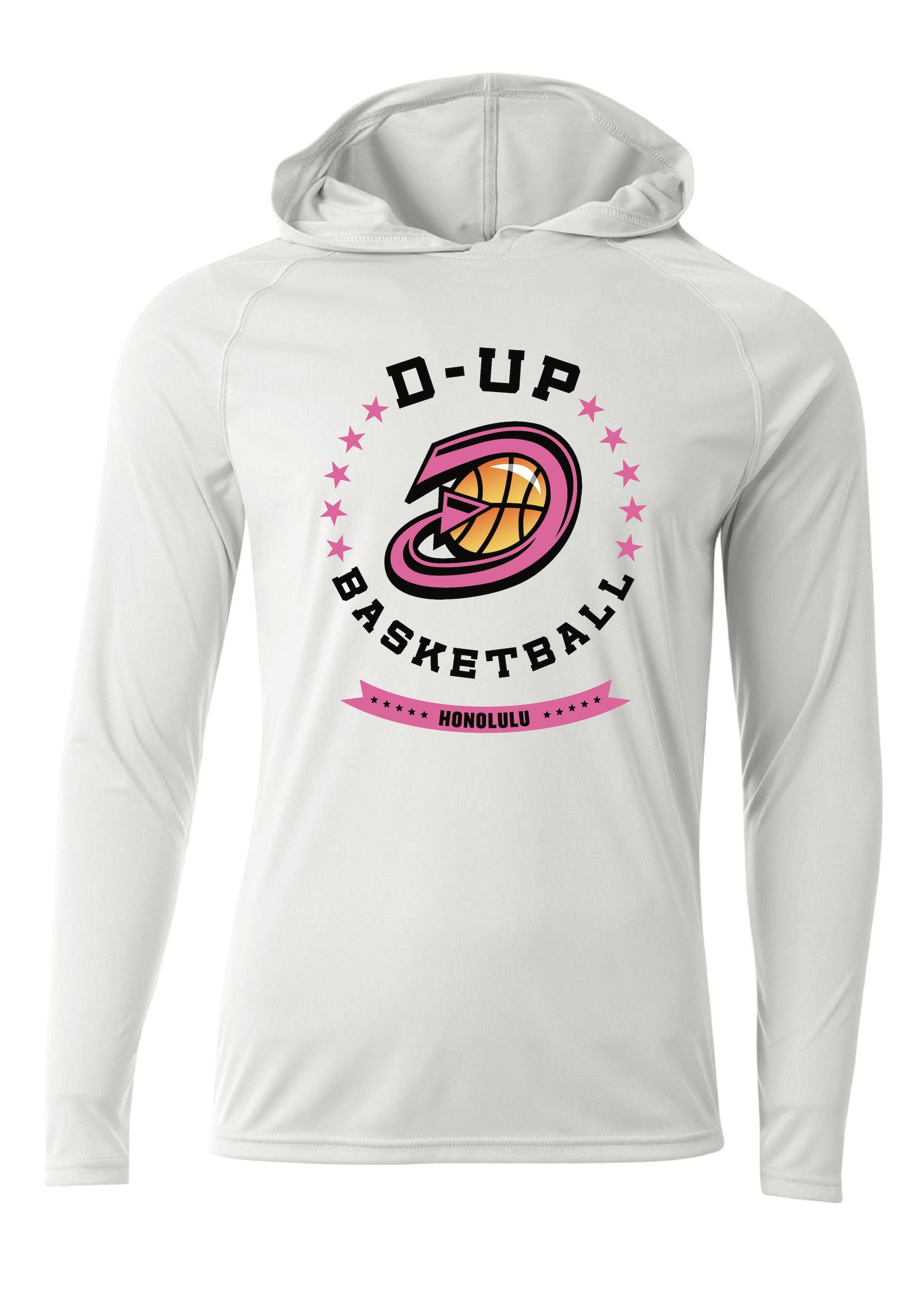 D-UP Hawaii – Long Sleeve Performance Hoodie