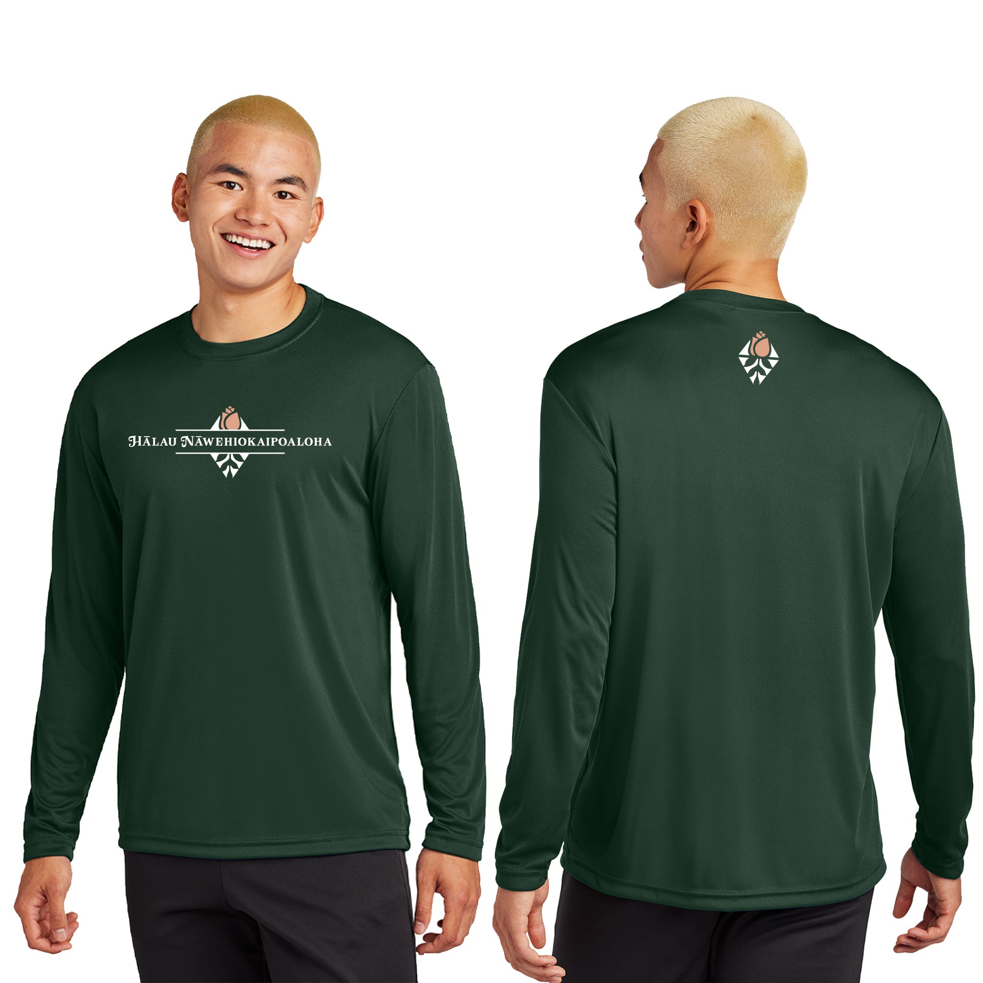 [Halau Nawehiokaipoaloha] Logo Dri-Fit Long Sleeve Tee