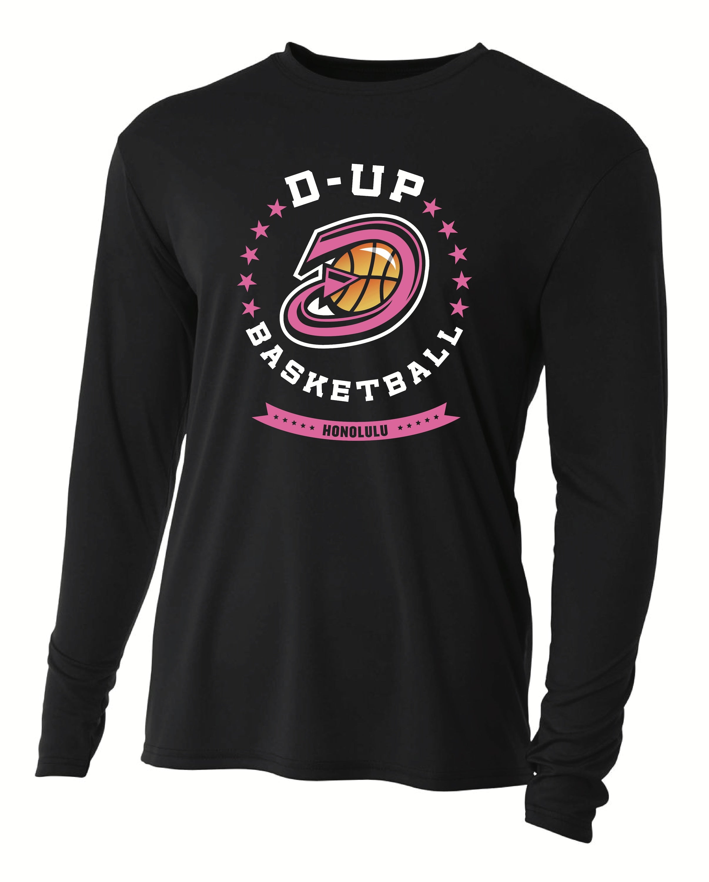 D-UP Hawaii –  100% Cotton Long Sleeve Tee