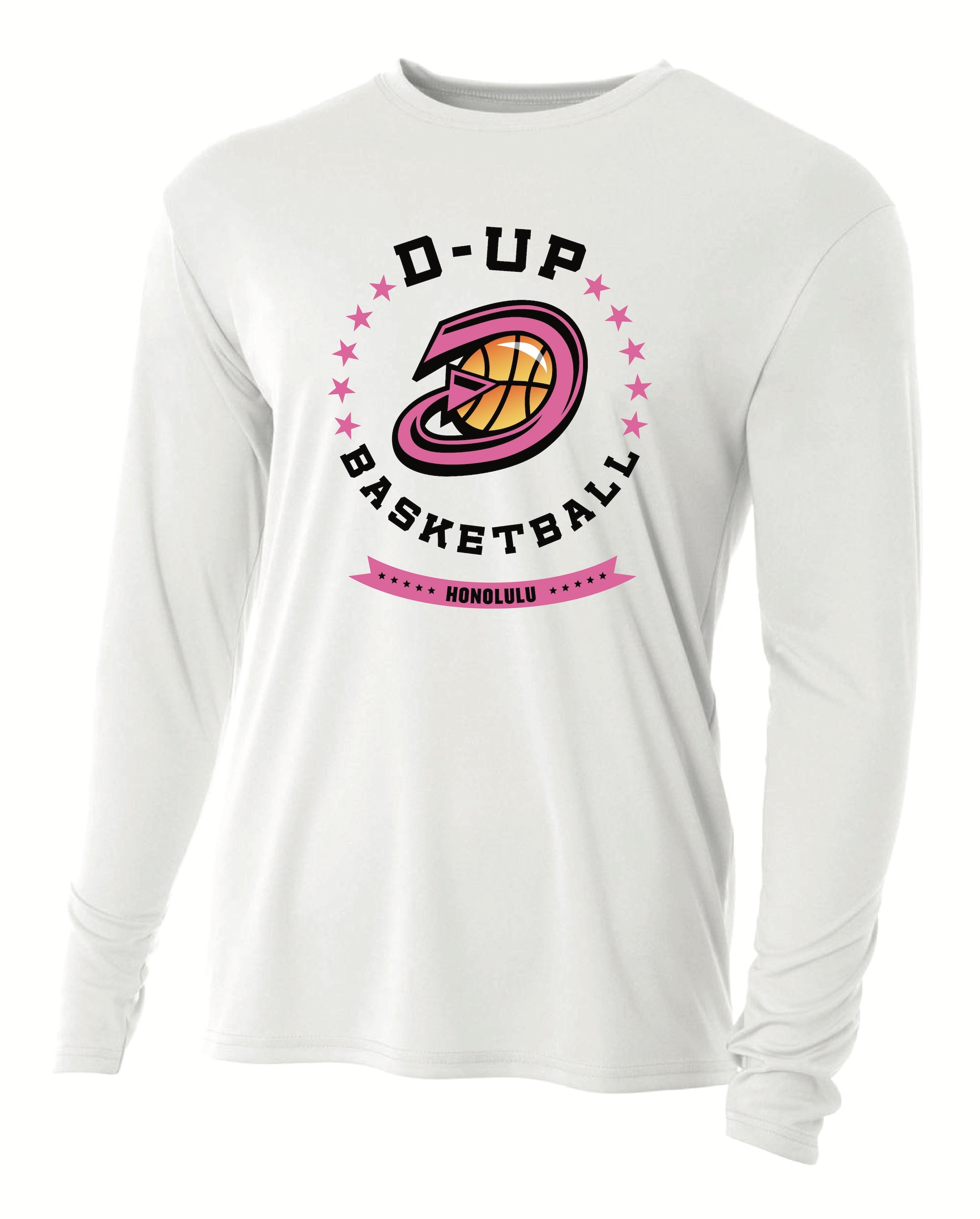 D-UP Hawaii –  100% Cotton Long Sleeve Tee