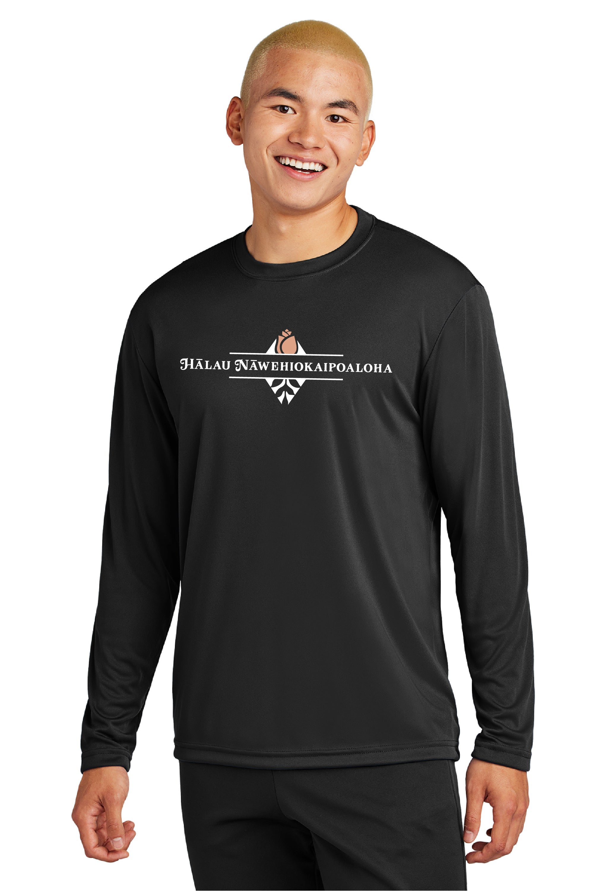 [Halau Nawehiokaipoaloha] Logo Dri-Fit Long Sleeve Tee