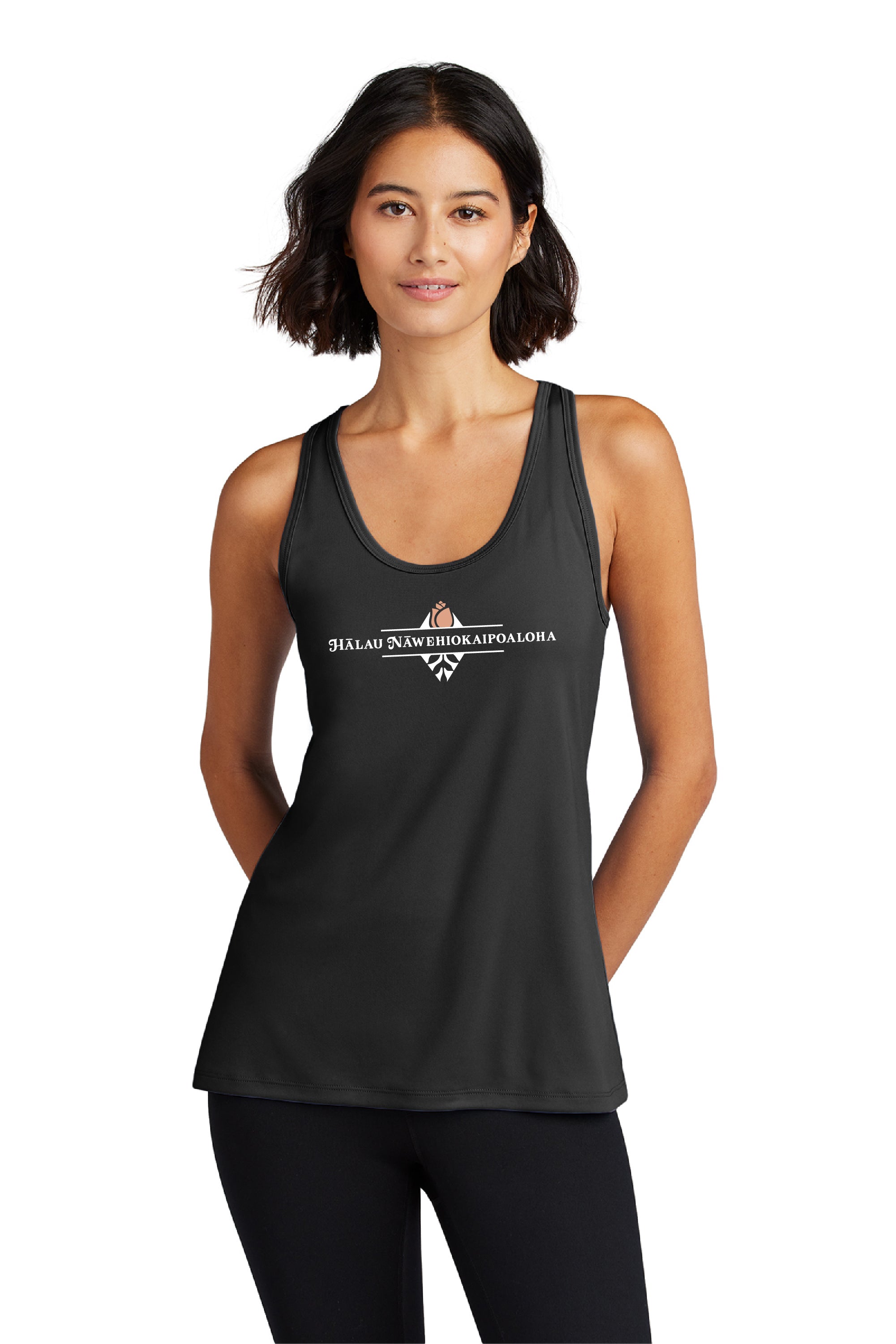 [Halau Nawehiokaipoaloha] Logo Womens Performance Tank