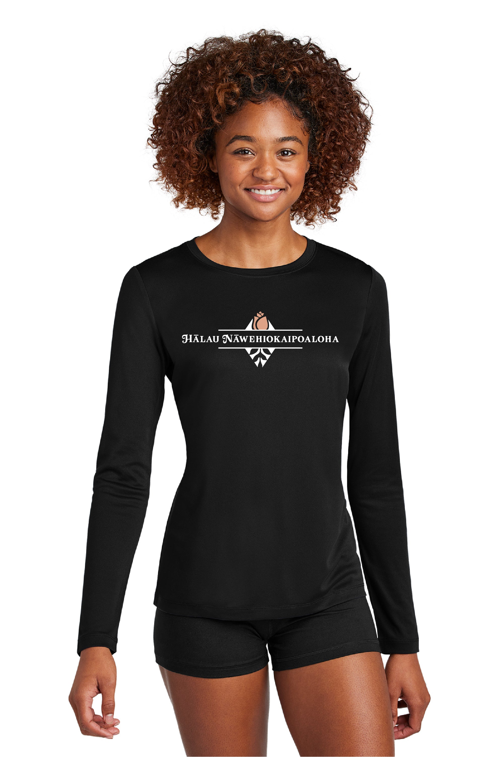 [Halau Nawehiokaipoaloha] Logo Dri-Fit Long Sleeve Tee