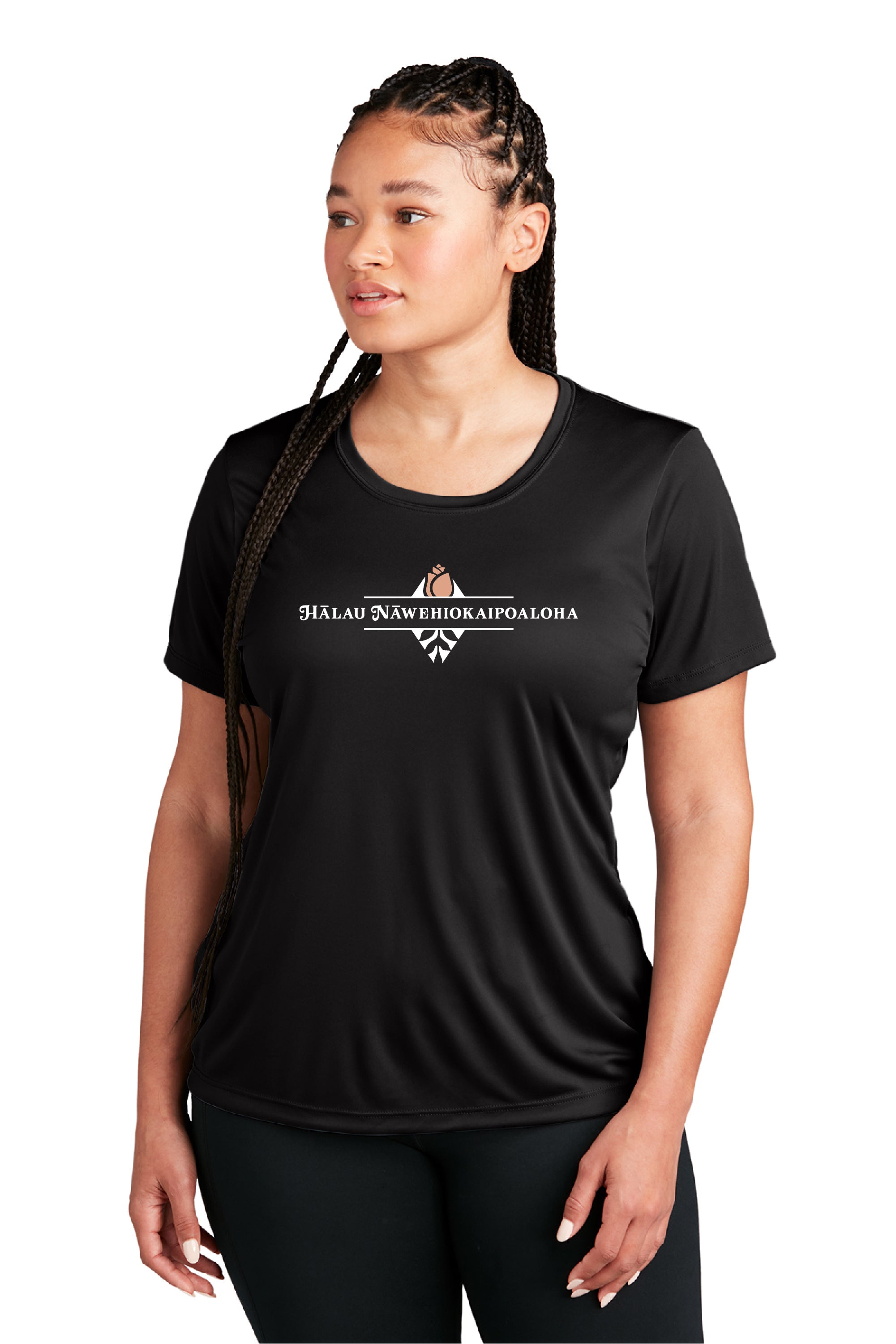 [Halau Nawehiokaipoaloha] Logo Short Sleeve Dri-Fit Tee