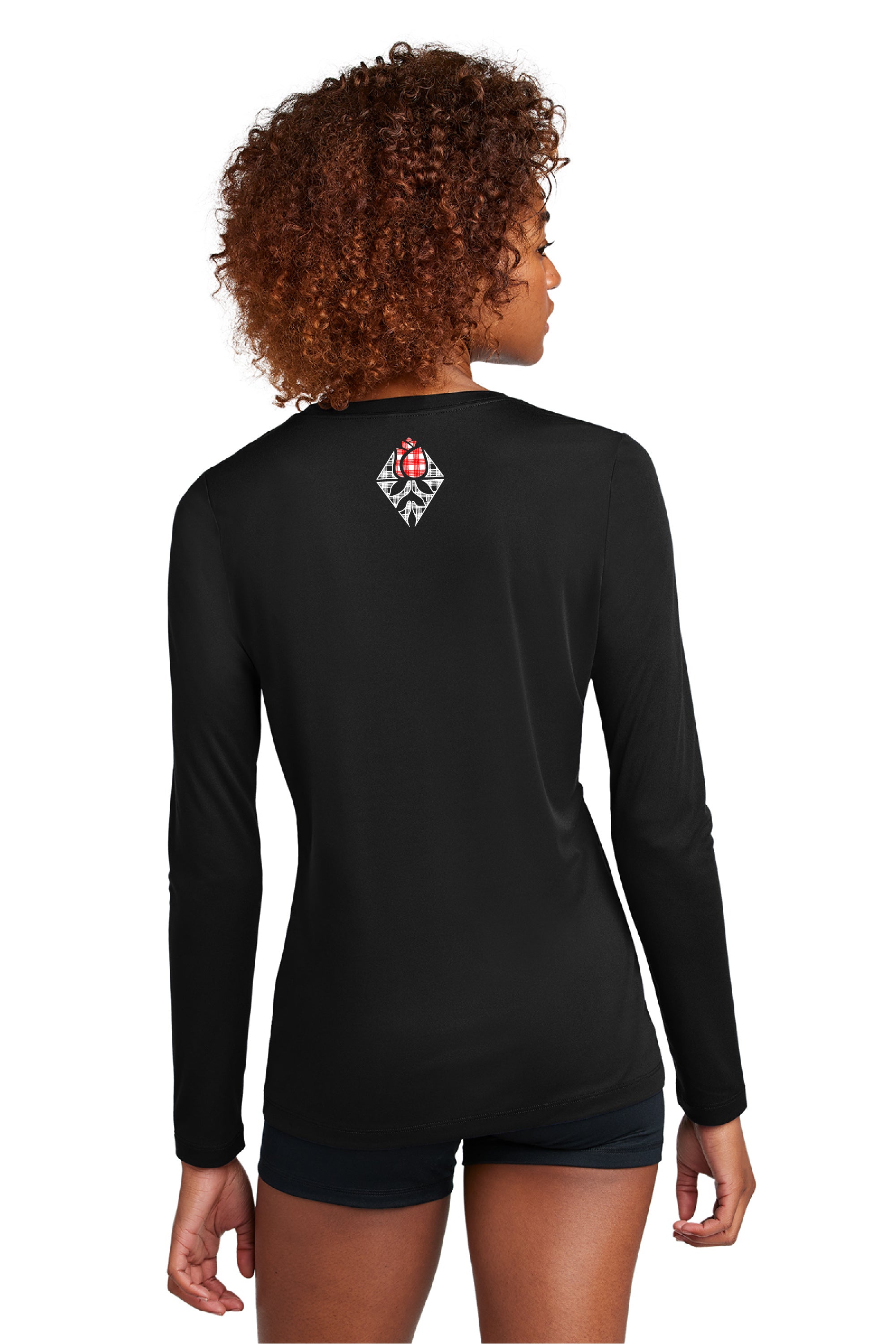 [Halau Nawehiokaipoaloha] PALAKA Long Sleeve Dri-Fit Black Tee