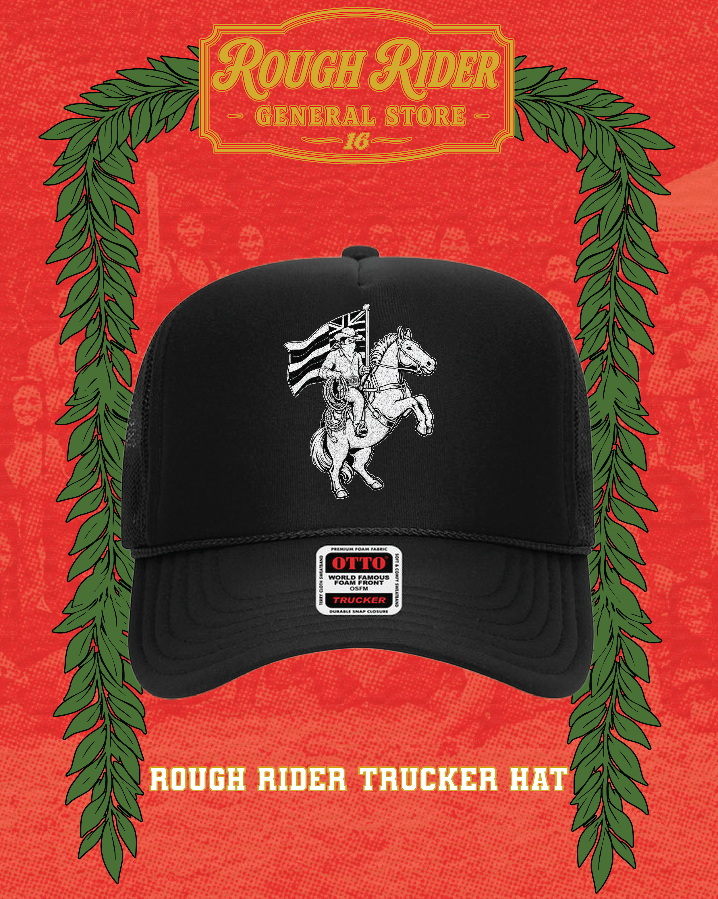 Rough Rider Trucker Hat