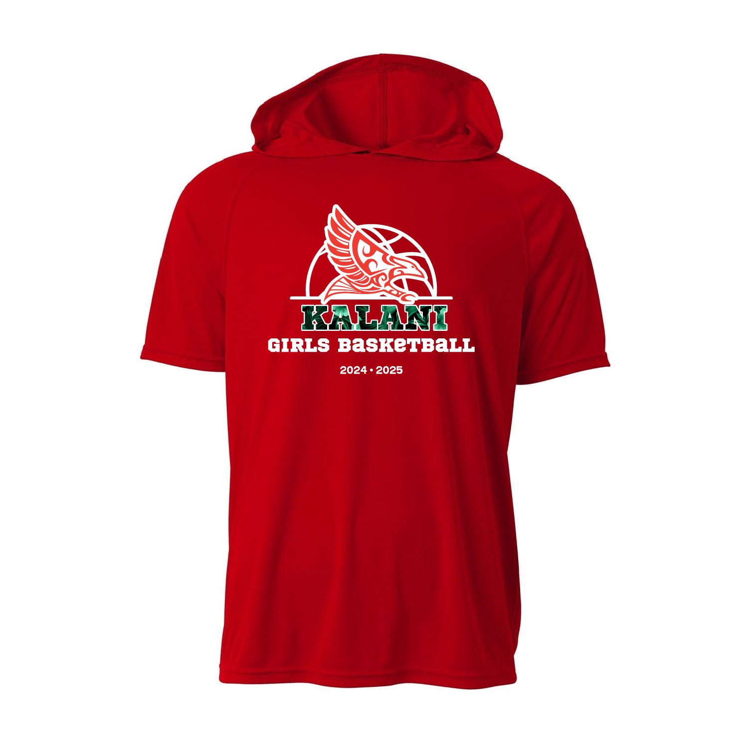 [Kalani Girls B-Ball] 2024 Short Sleeve Perfomance Hooded Tee