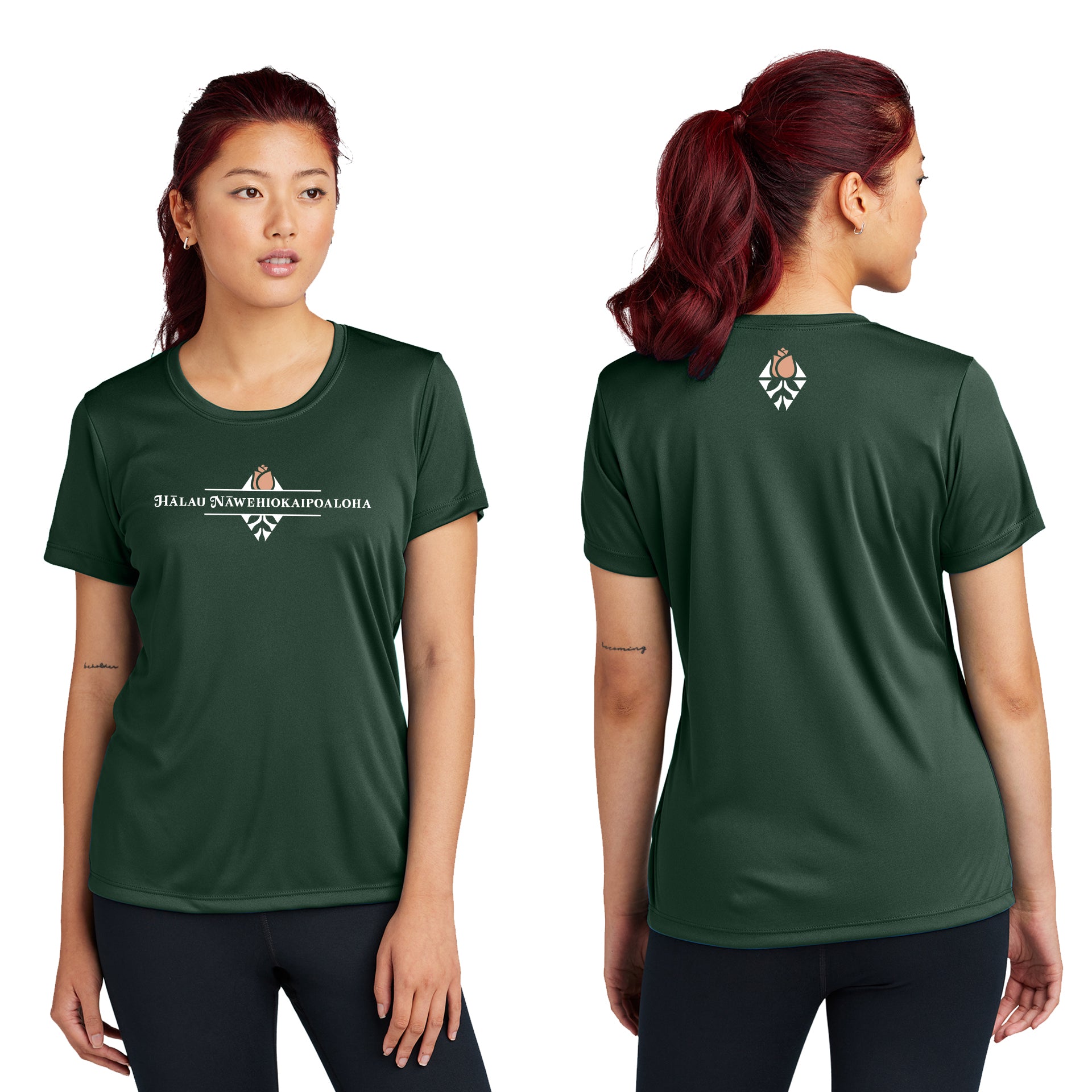 [Halau Nawehiokaipoaloha] Logo Short Sleeve Dri-Fit Tee