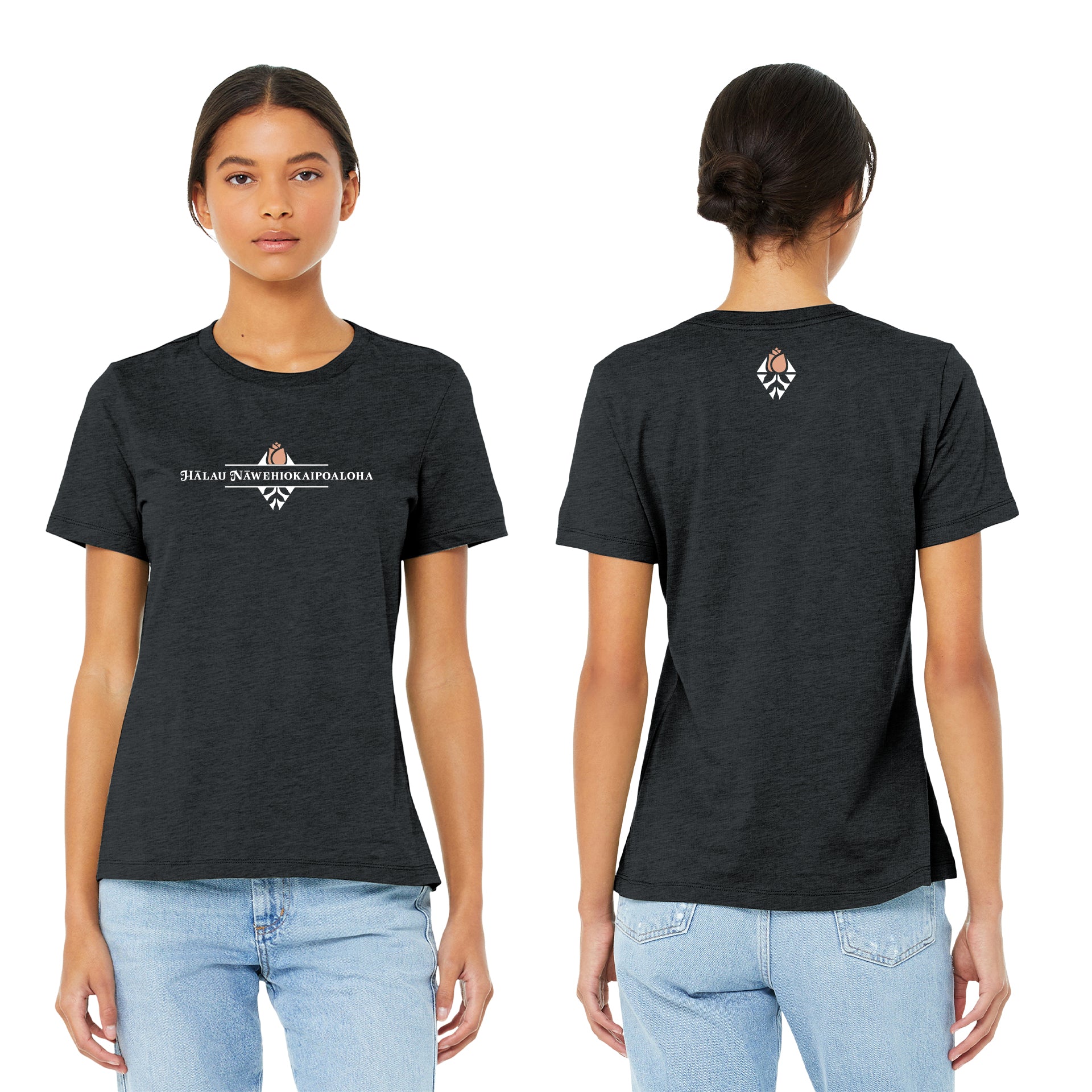 [Halau Nawehiokaipoaloha] Womens Premium Cotton Tee