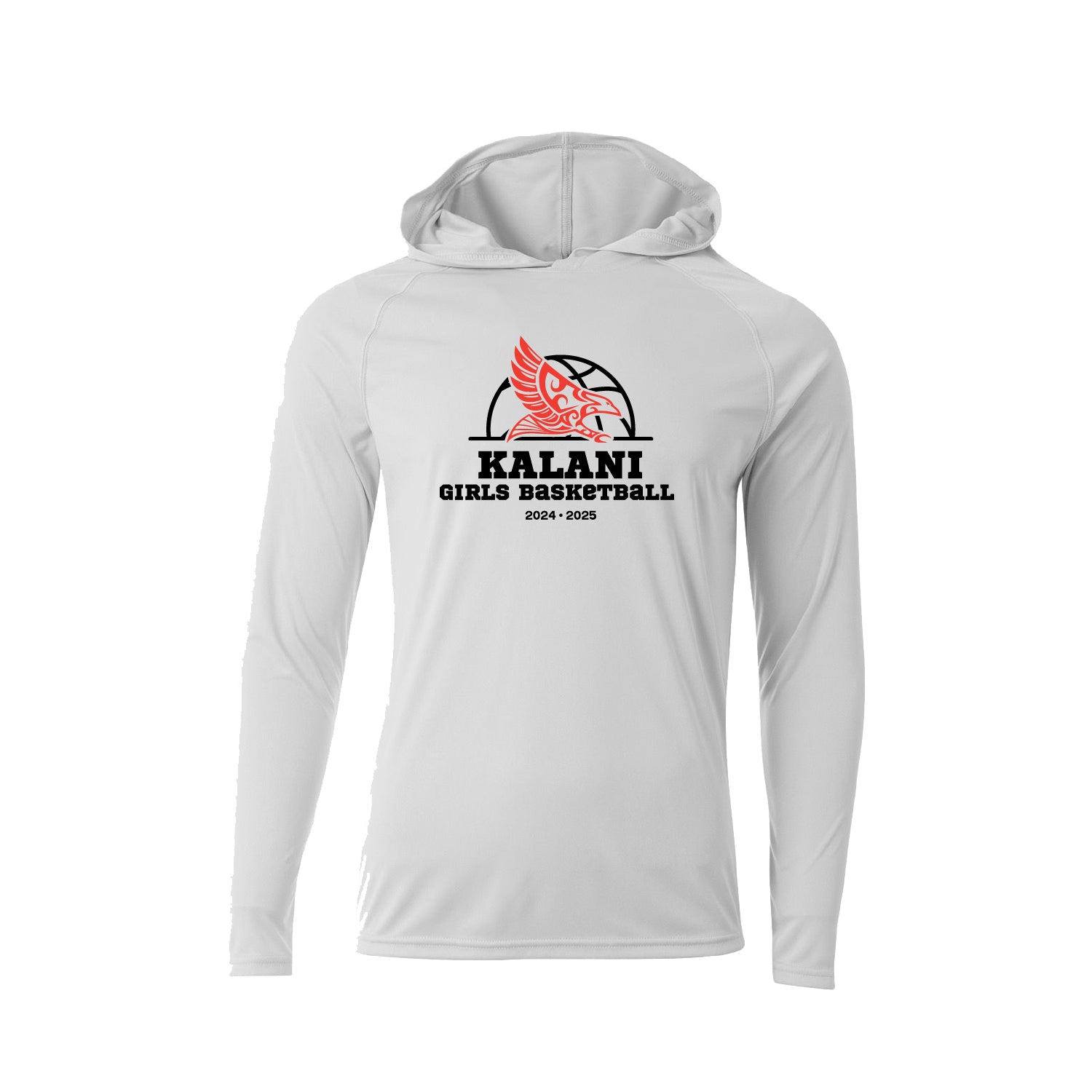 [Kalani Girls B-Ball] 2024 L/S Perfomance Hooded Tee