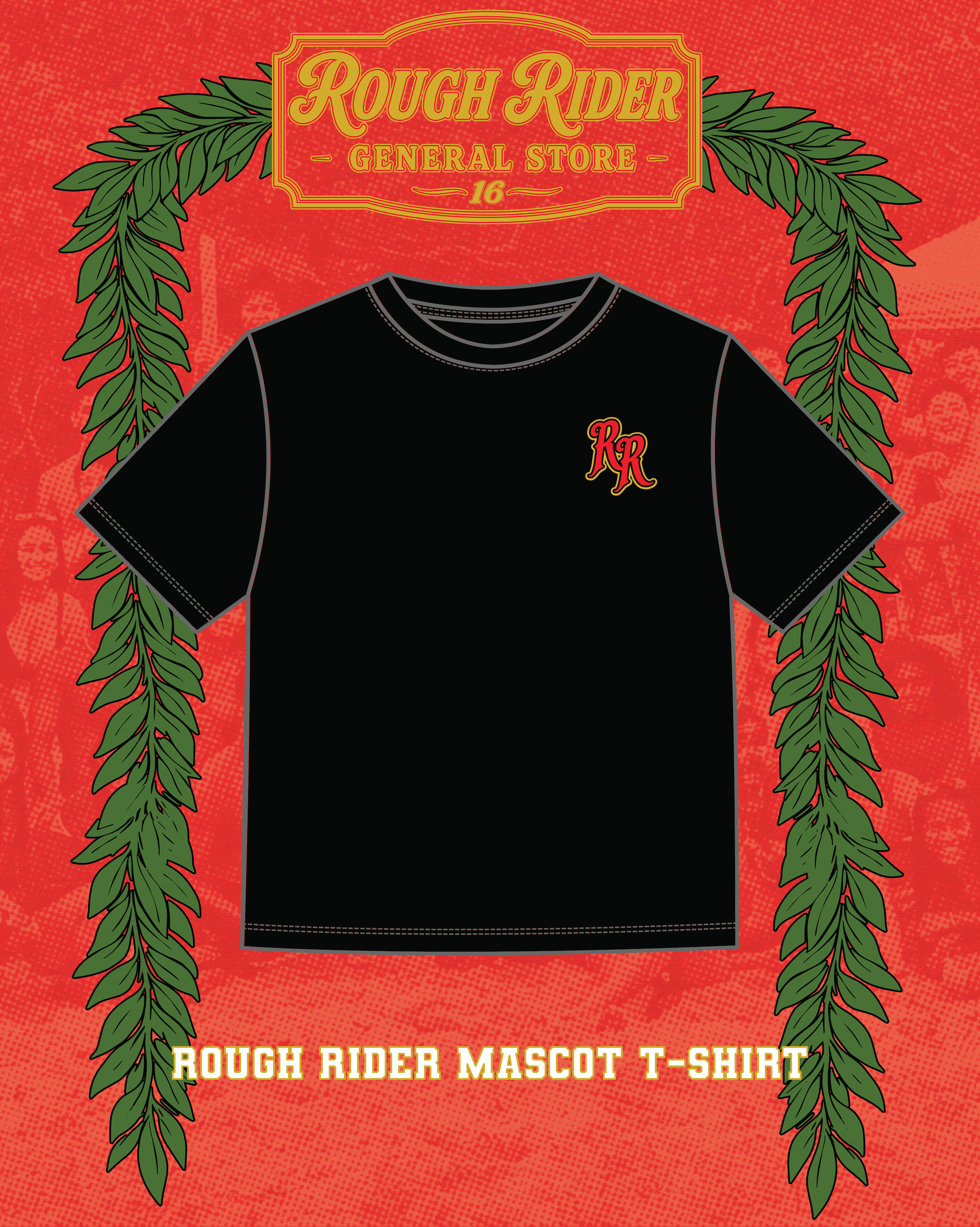 Rough Rider Mascot T-Shirt
