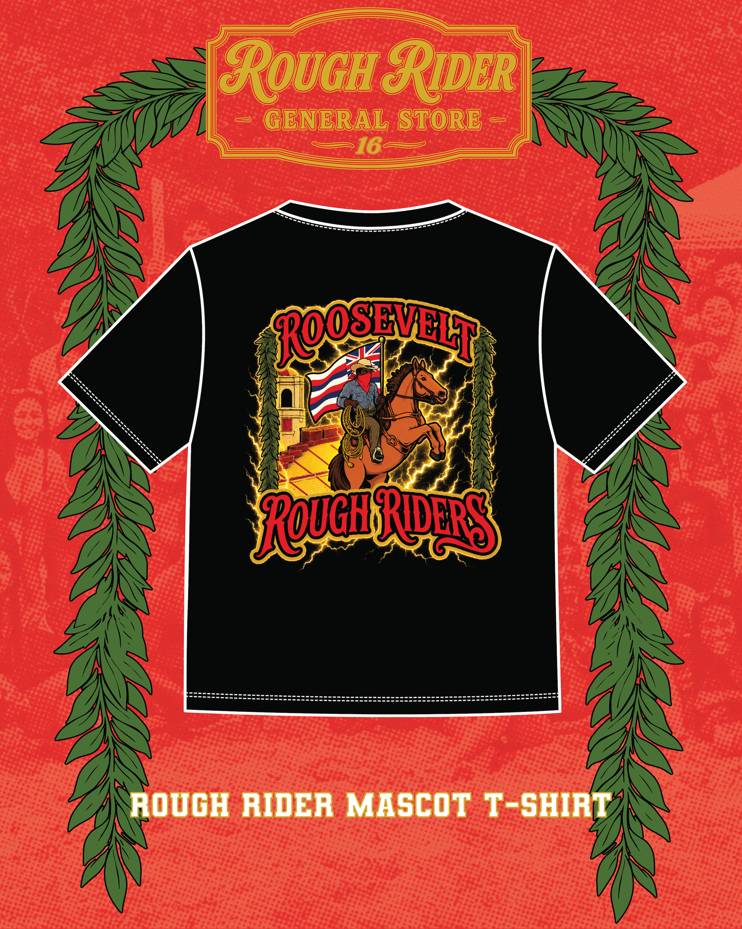 Rough Rider Mascot T-Shirt